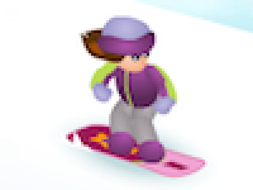 Snowboard Betty