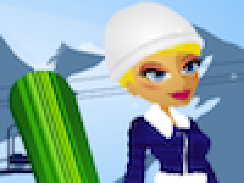 Snowboard Meisje Aankleden