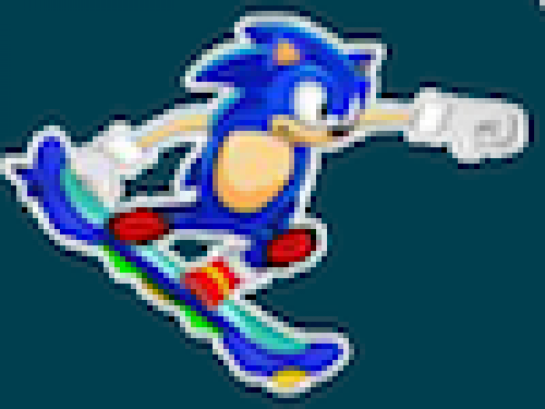 Sonic Skateboard