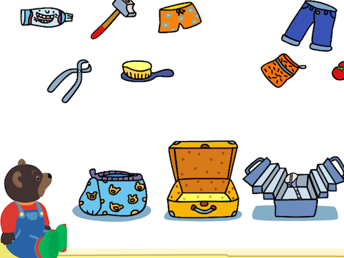 Spullen Opbergen met Beertje Bruin