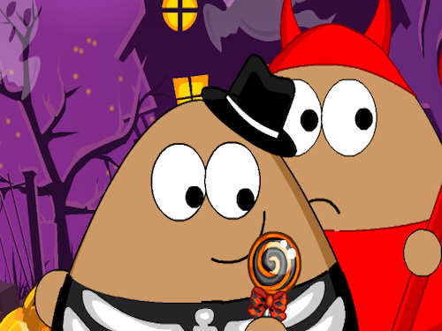 Stiekeme Halloween met Pou