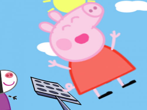 Stuiteren met Peppa Big