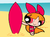 Surfen met de Powerpuff Girls