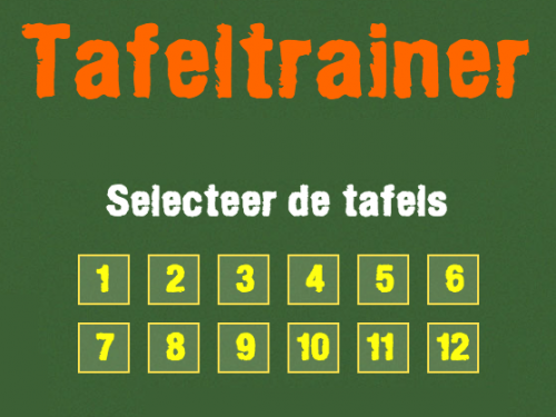 Tafeltrainer - Tafels Oefenen