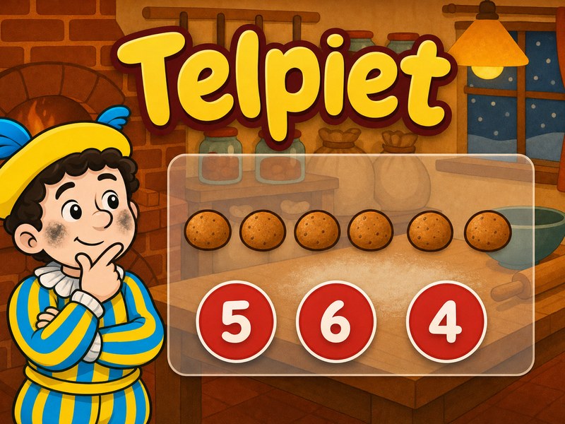 Telpiet — screenshot van het spelletje