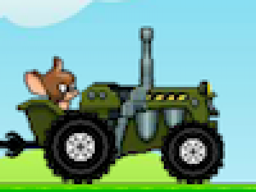 Tom en Jerry op de Tractor