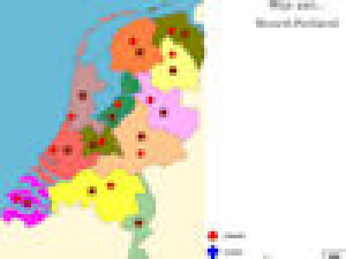 Provincies Nederland Topografie