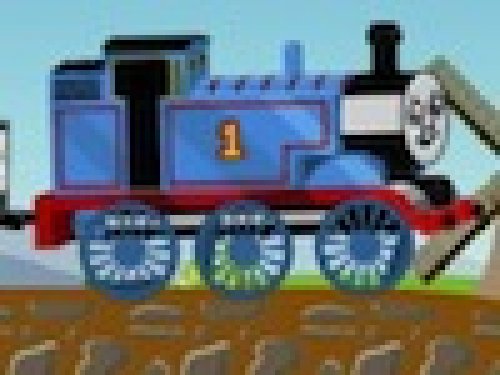 Verf Vervoeren met Thomas de Trein