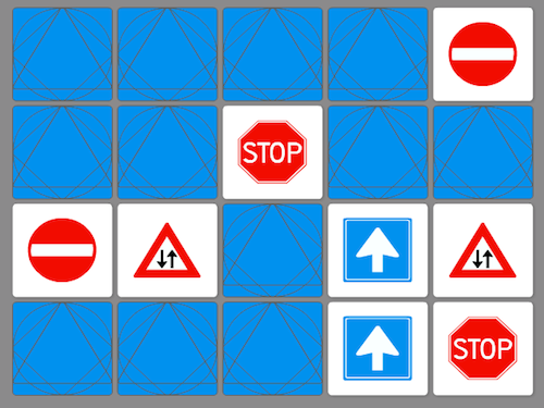 Verkeer Kaartjes Draaien