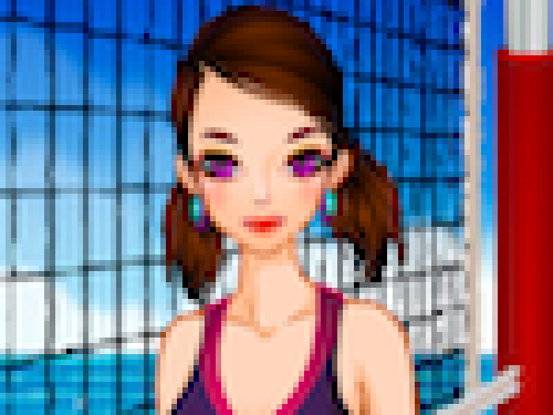 Volleybal Meisje Aankleden