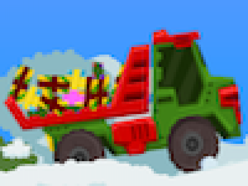 Vrachtwagen met Cadeau's