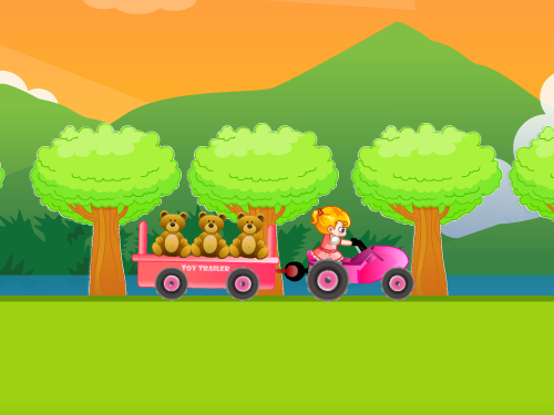 Vrachtwagen met Speelgoed