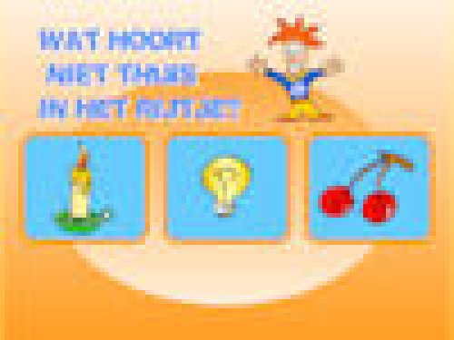 Wat hoort niet in het rijtje thuis