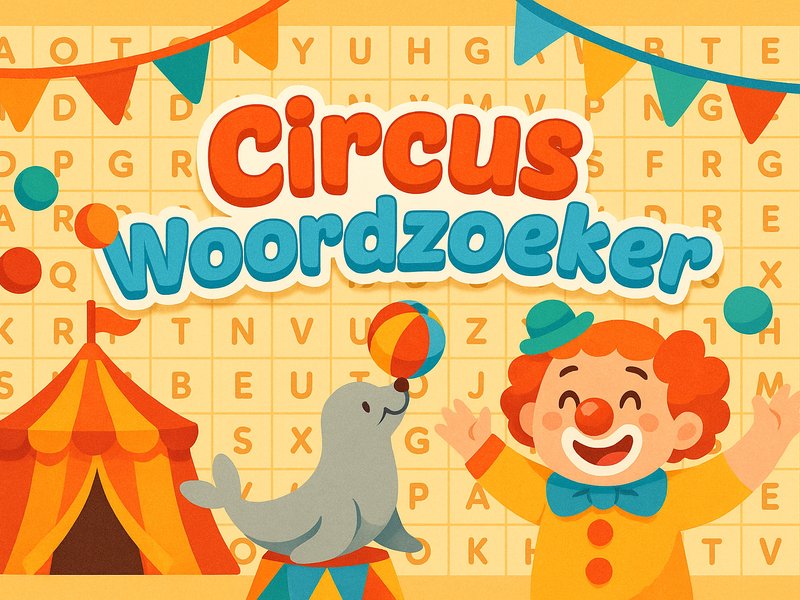 Circus Woordzoeker