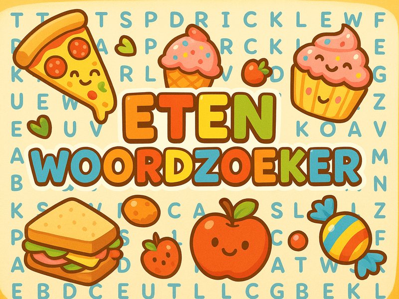 Eten Woordzoeker