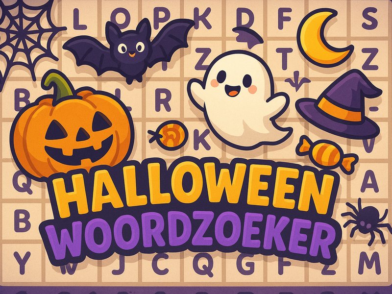 Halloween Woordzoeker
