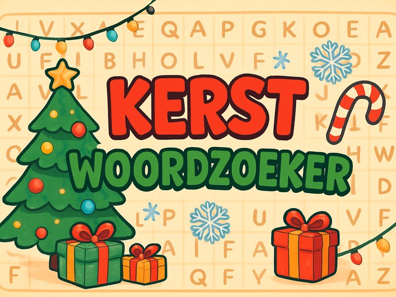 Kerst Woordzoeker