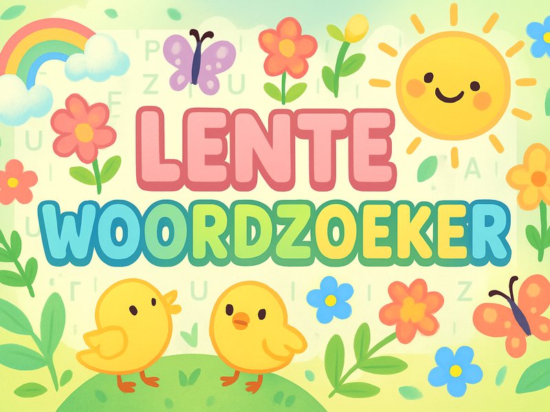 Lente Woordzoeker