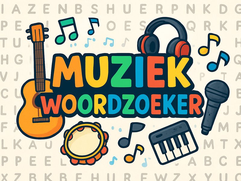 Muziek Woordzoeker