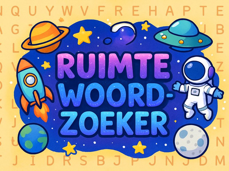 Ruimte Woordzoeker