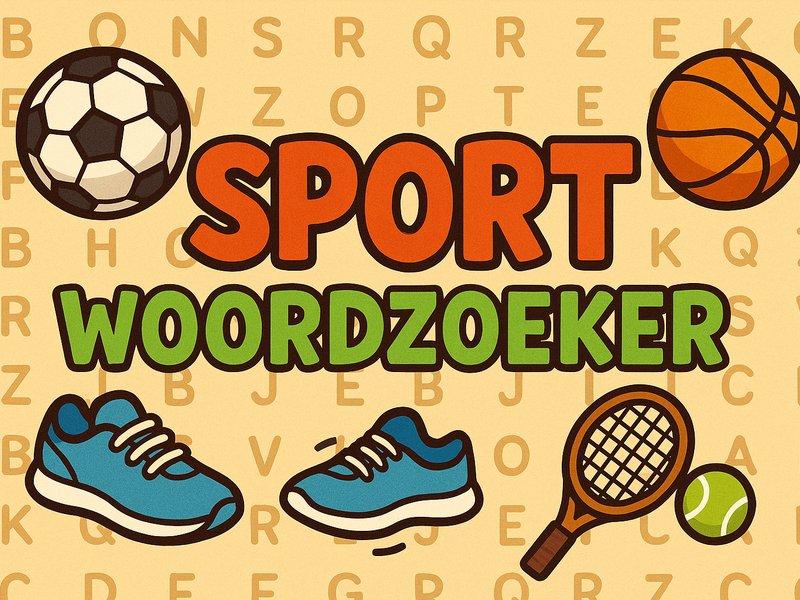 Sport Woordzoeker