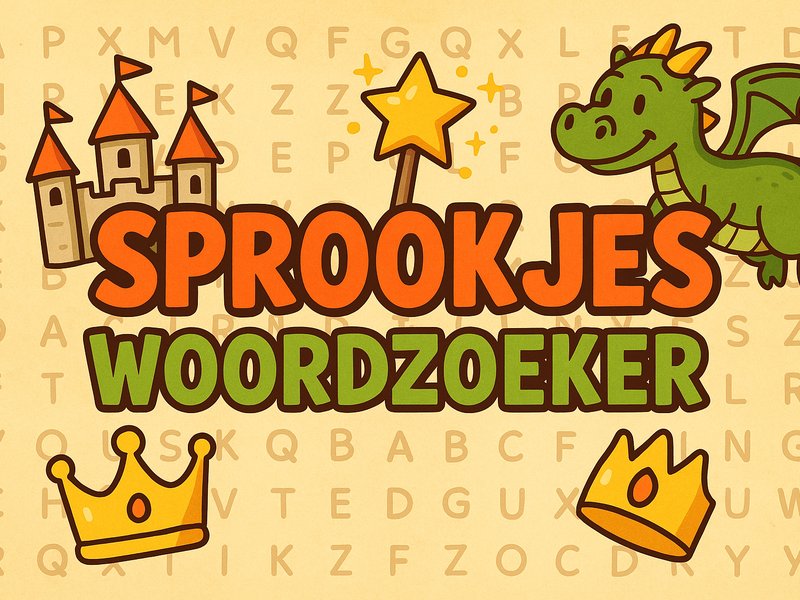 Sprookjes Woordzoeker