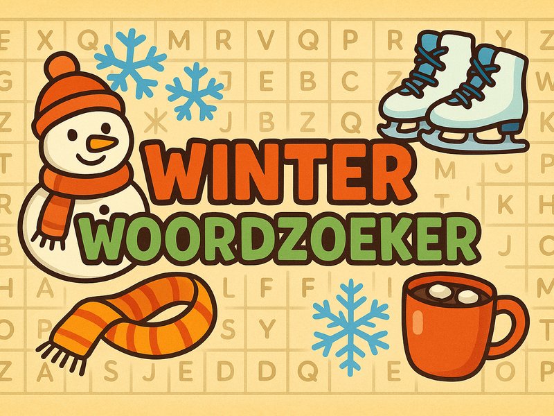 Winter Woordzoeker