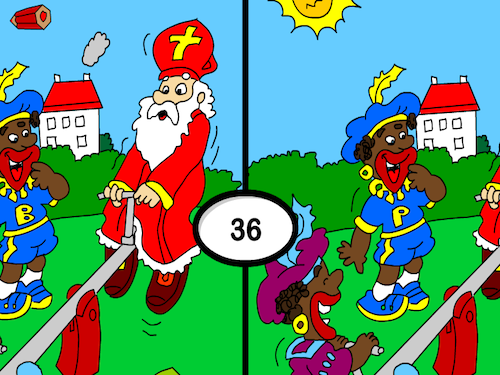 Zoek de Verschillen met Sinterklaas 2
