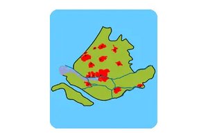 Zuid-Holland Provincie Topografie