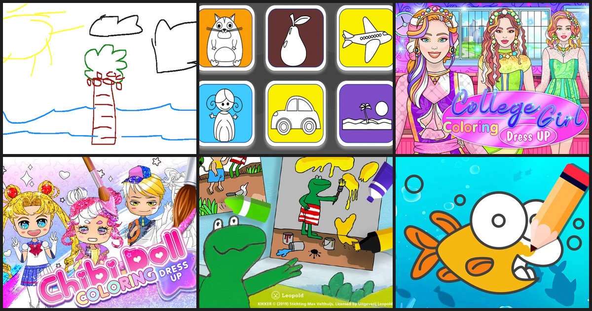 Online Kleuren Spelletjes - 7+ gratis online spellen | Minipret