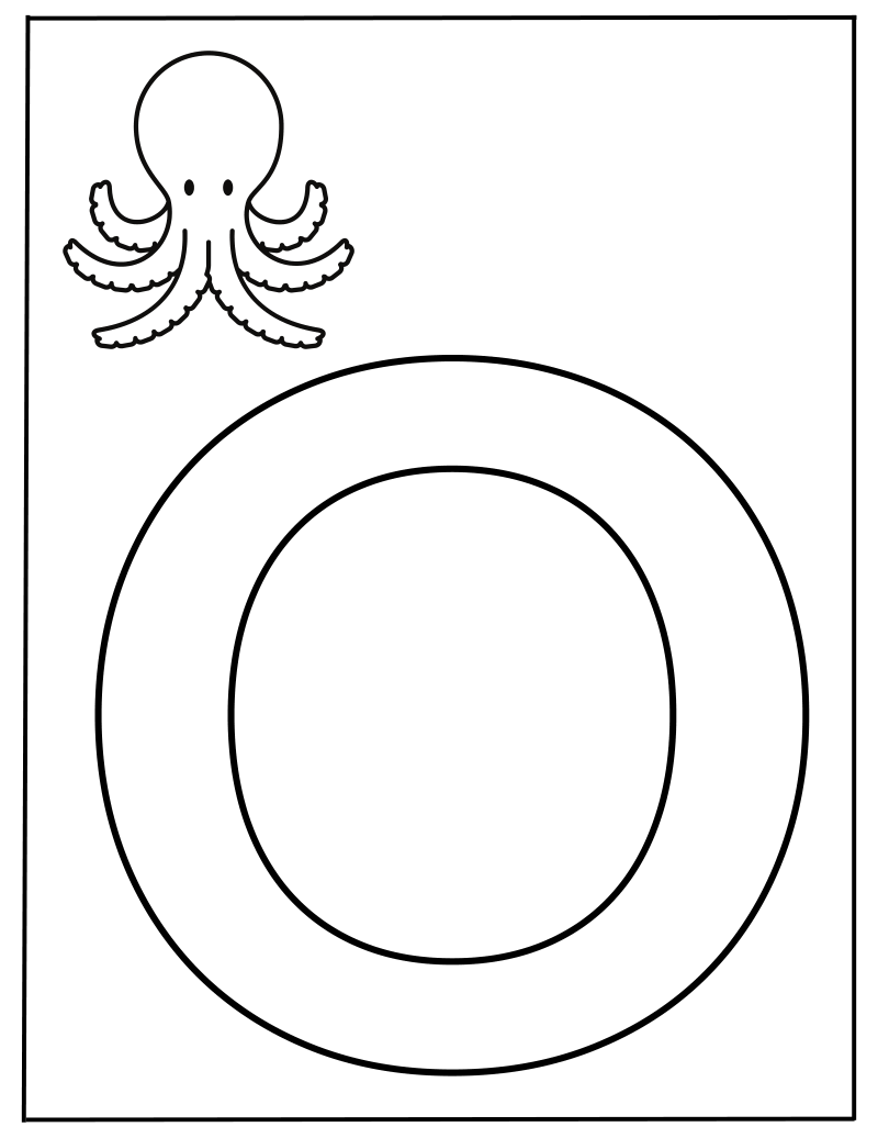 Hoofdletter O werkblad — gratis werkblad PDF