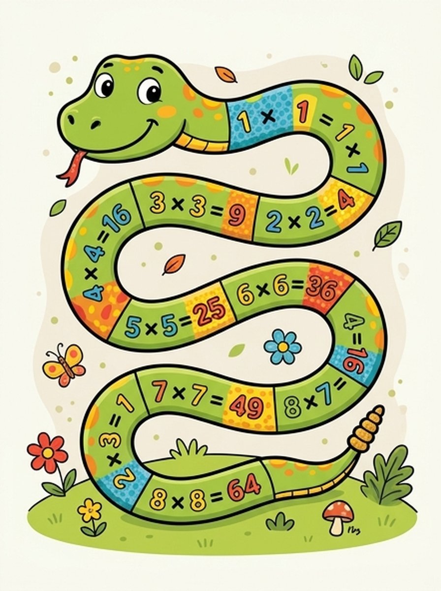 Tafelslang werkbladen