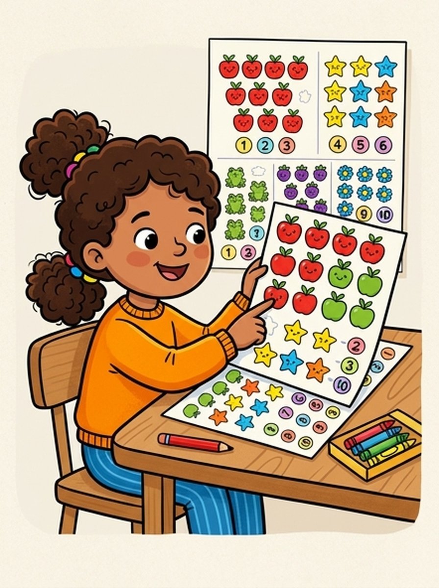 Tel De Plaatjes werkbladen