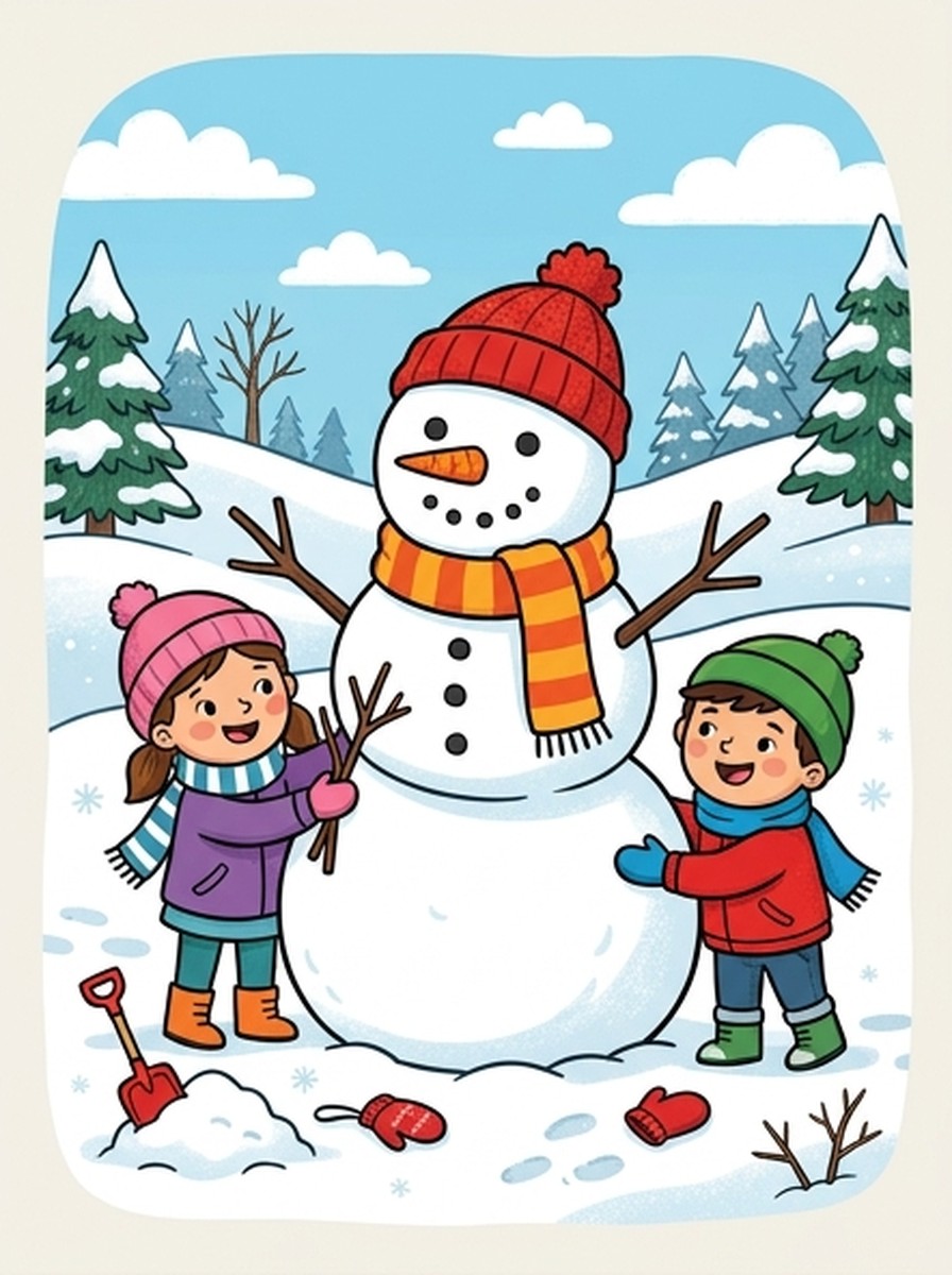 Winter werkbladen