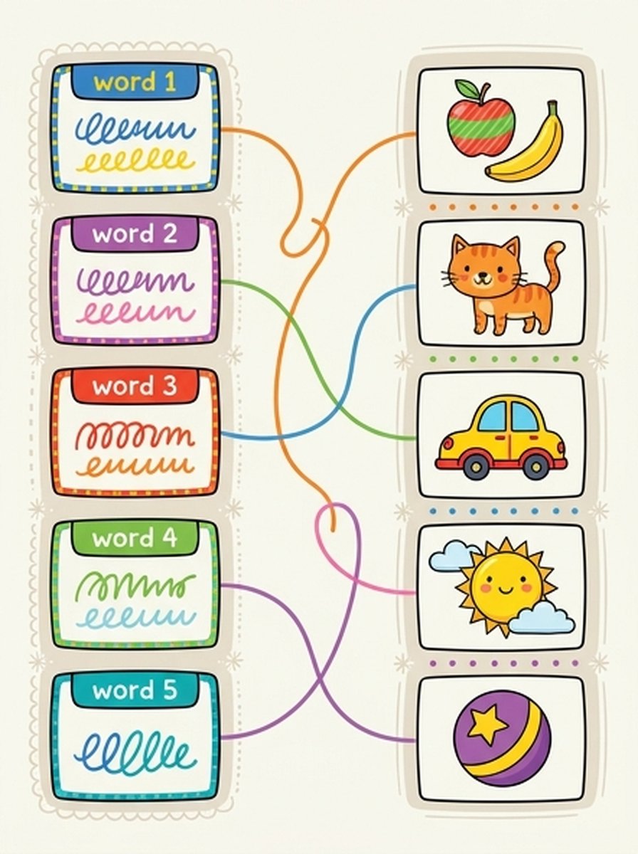 Woorden Koppelen werkbladen