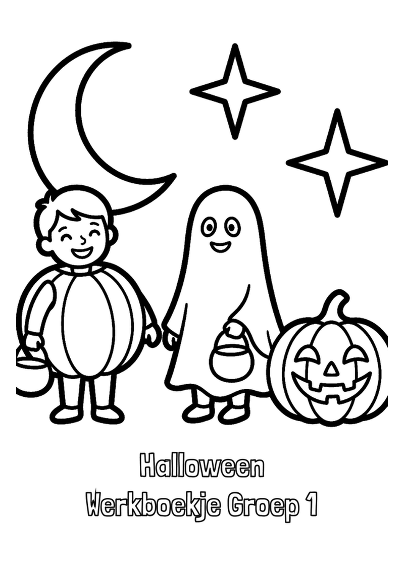 Halloween Werkboekje Groep 1