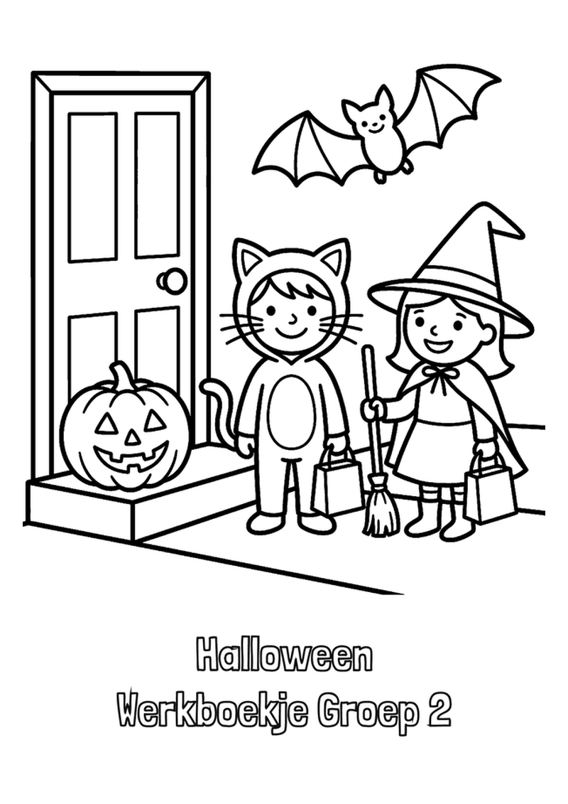 Halloween Werkboekje Groep 2