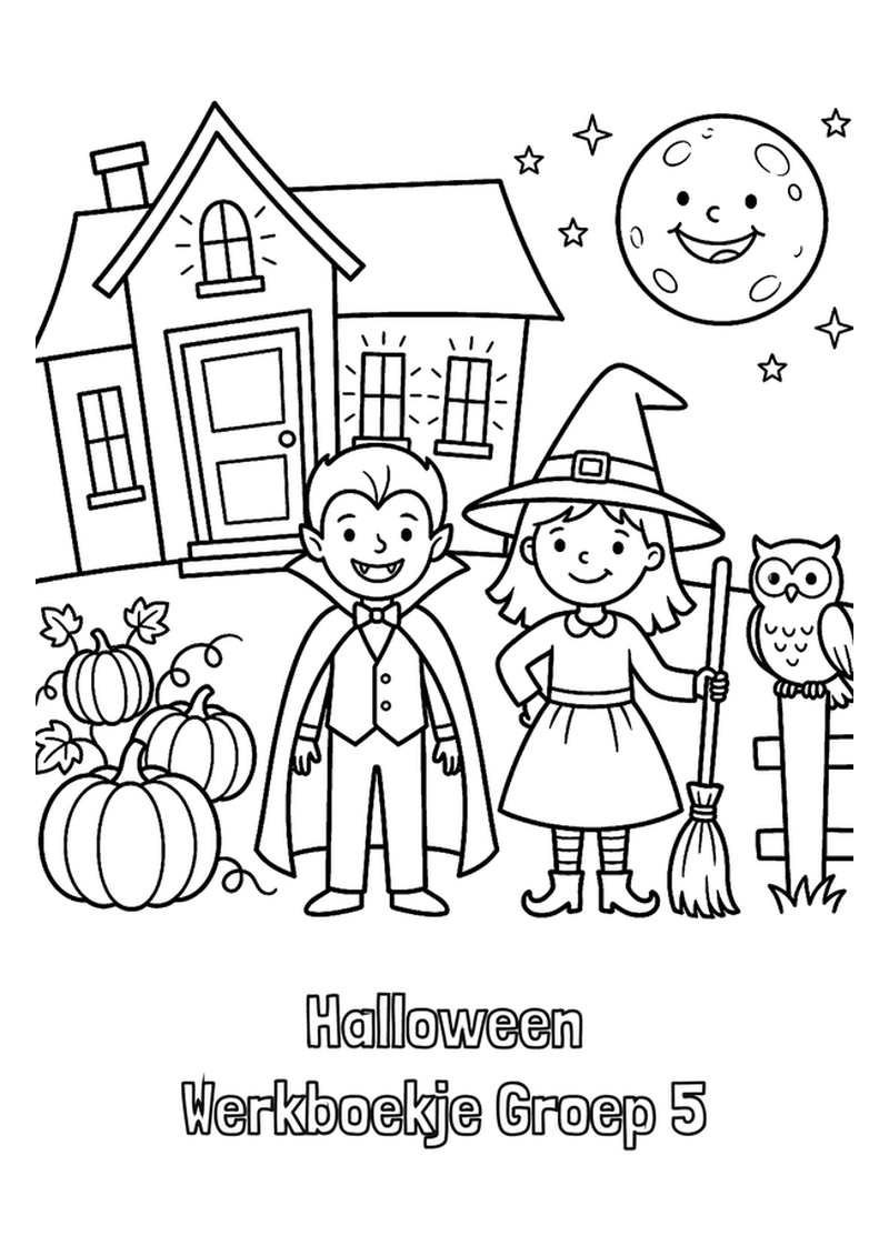 Halloween Werkboekje Groep 5