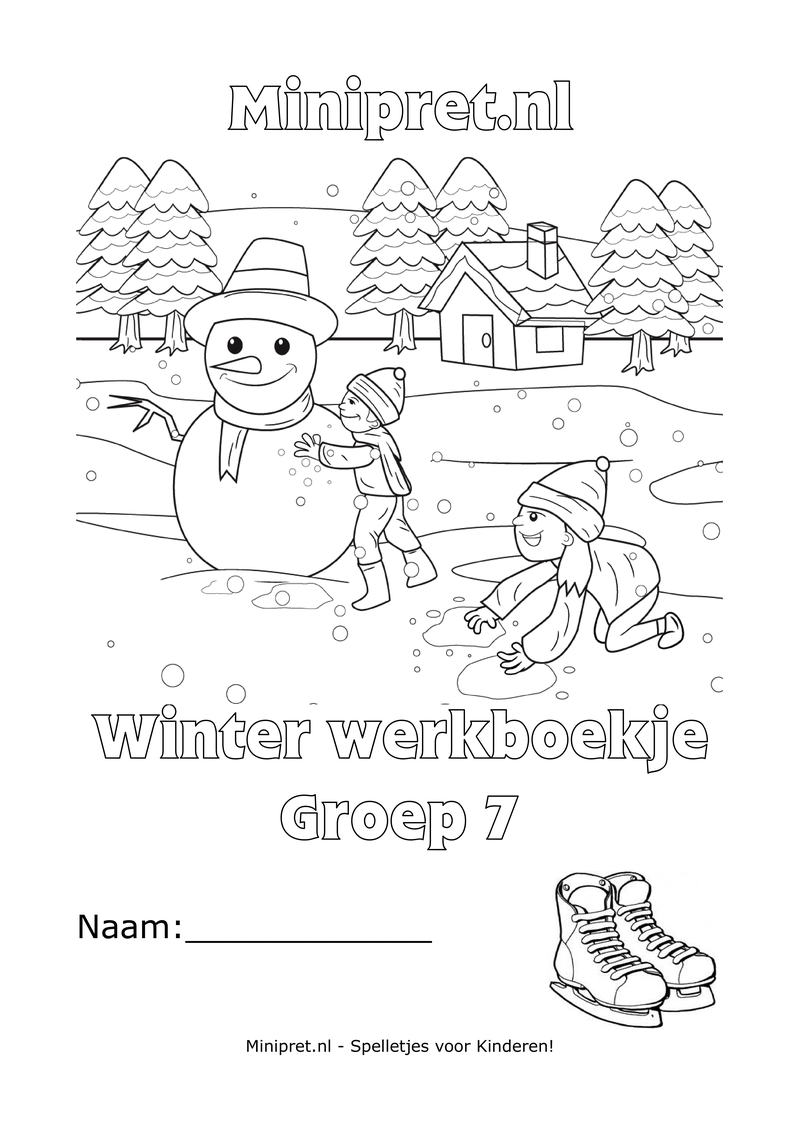 Winter Werkboekje Groep 7 — gratis werkboekje PDF