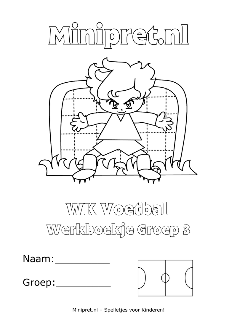 WK Voetbal Werkboekje Groep 3 — gratis werkboekje PDF