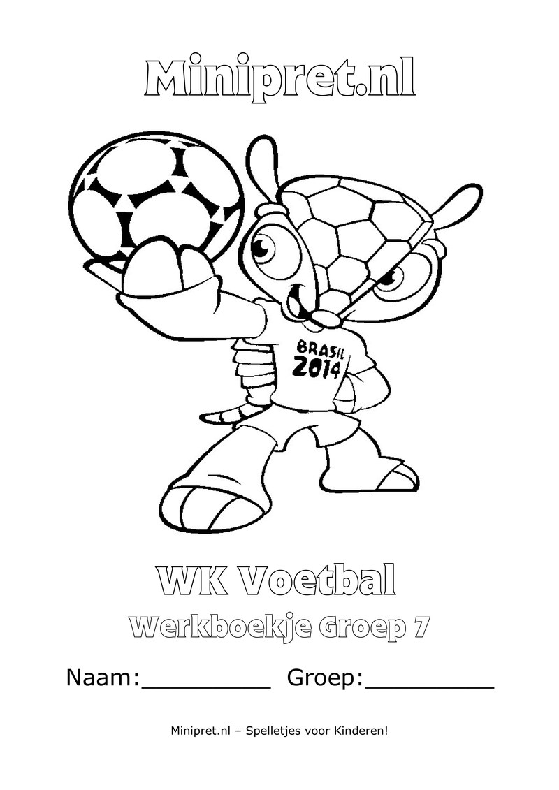 WK Voetbal Werkboekje Groep 7 — gratis werkboekje PDF