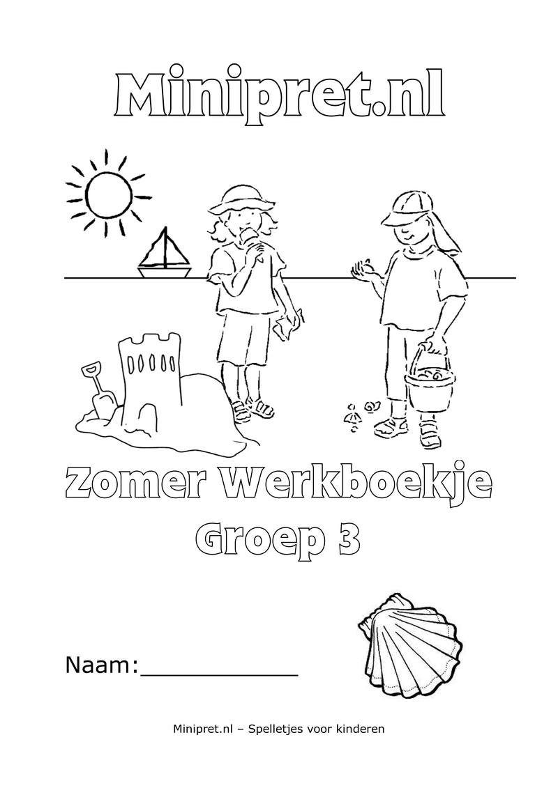 Zomer Werkboekje Groep 3 — gratis werkboekje PDF