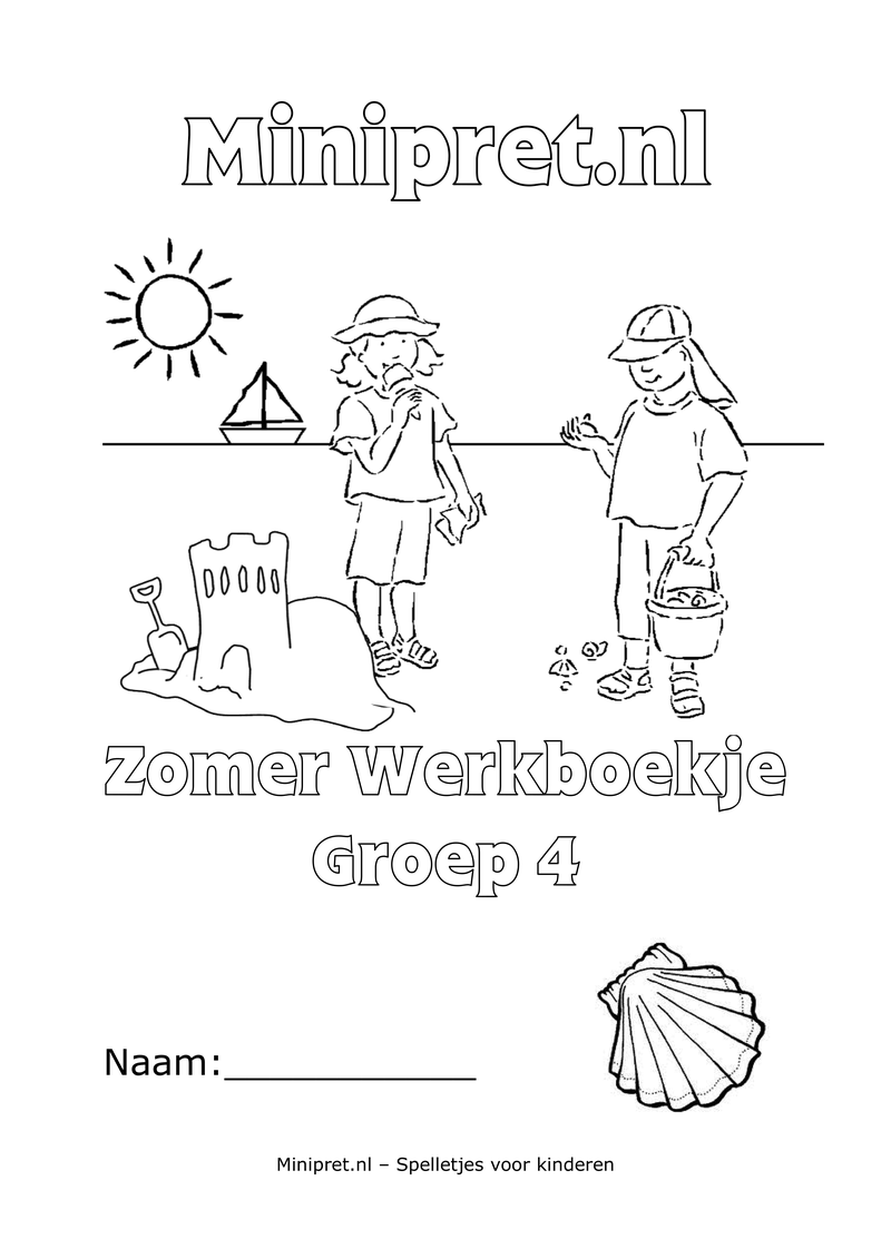 Zomer Werkboekje Groep 4 — gratis werkboekje PDF