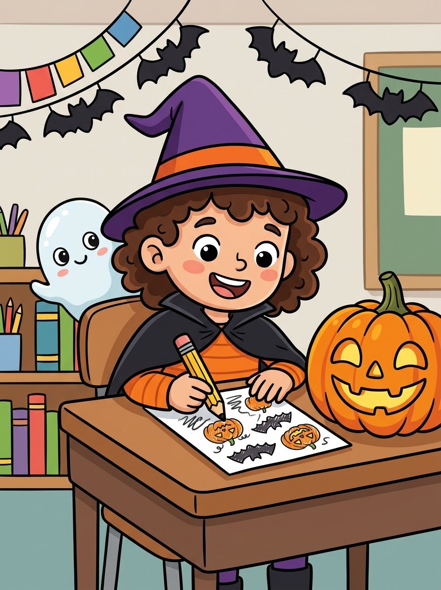 Halloween werkboekjes voor groep 1 tot en met 8 met pompoenen, spoken en puzzels