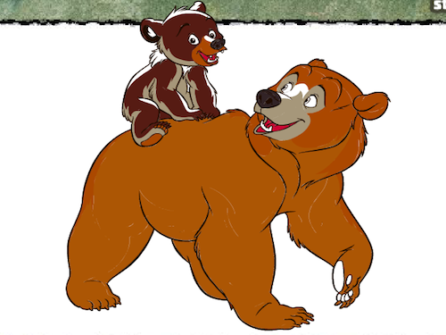 Brother Bear Kleurplaat