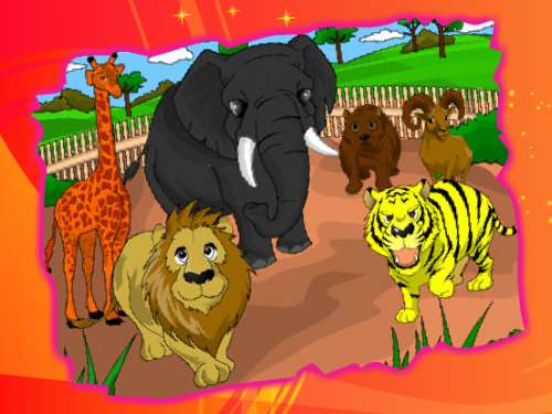 Dierentuin Kleurplaat