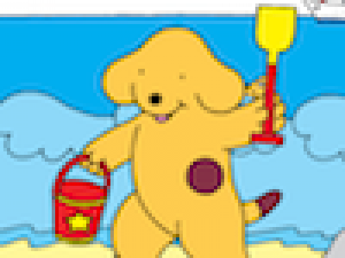 Dribbel op het Strand