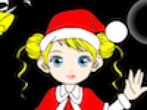 Kerstmeisje Kleurplaat