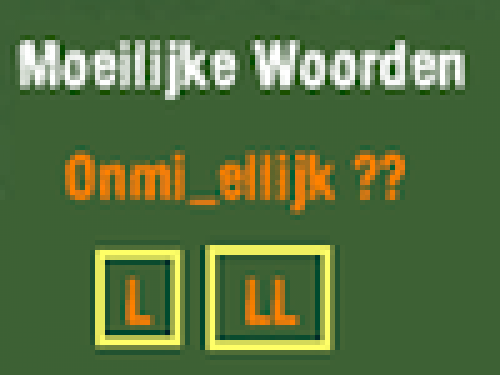 Moeilijke Woorden