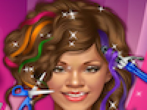 Rihanna bij de Kapper